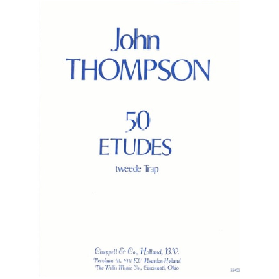 John Thompson 50 etudes tweede trap