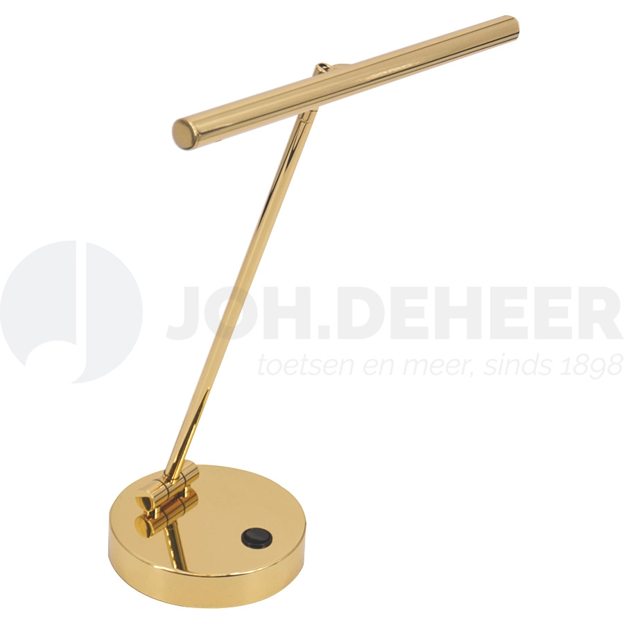 Ludio PL-70MP Luxe Pianolamp - Messing Hoogglans