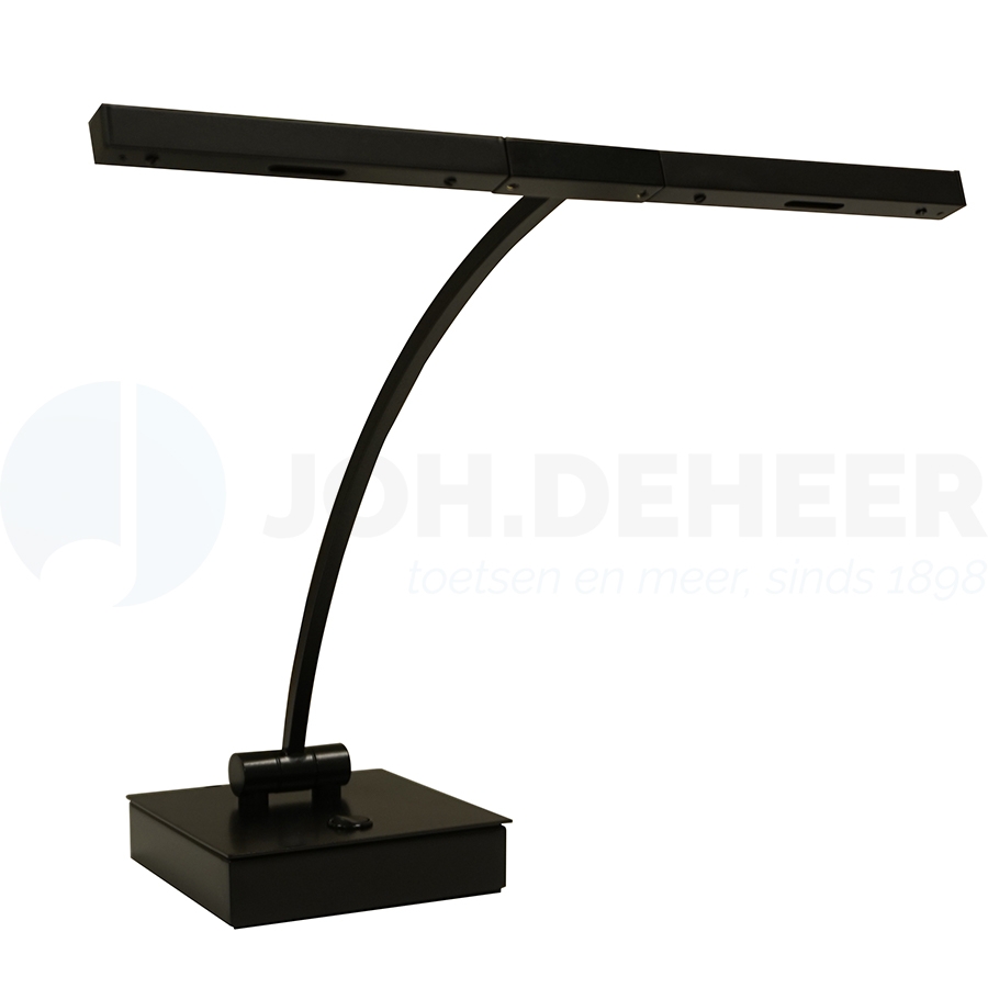Ludio PL-80BM Luxe Piano Lamp - Zwart Mat - B-Stock