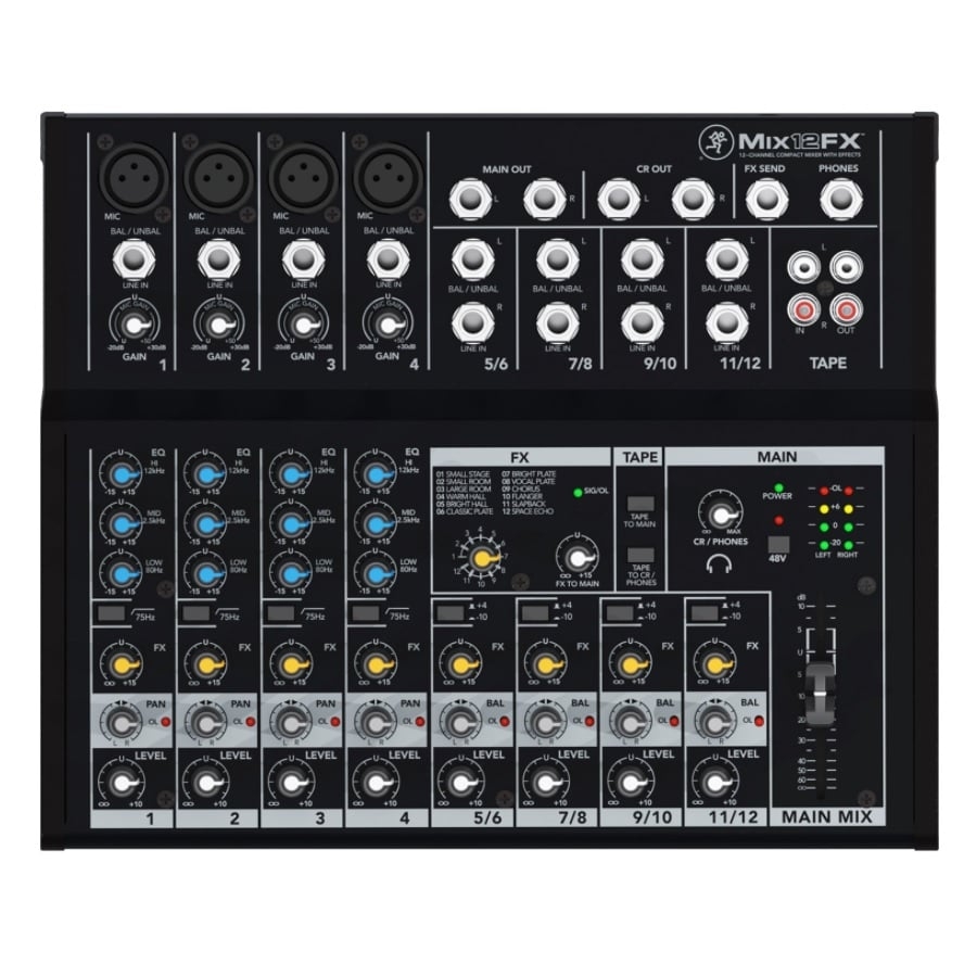 Mackie MIX12FX - Mengpaneel