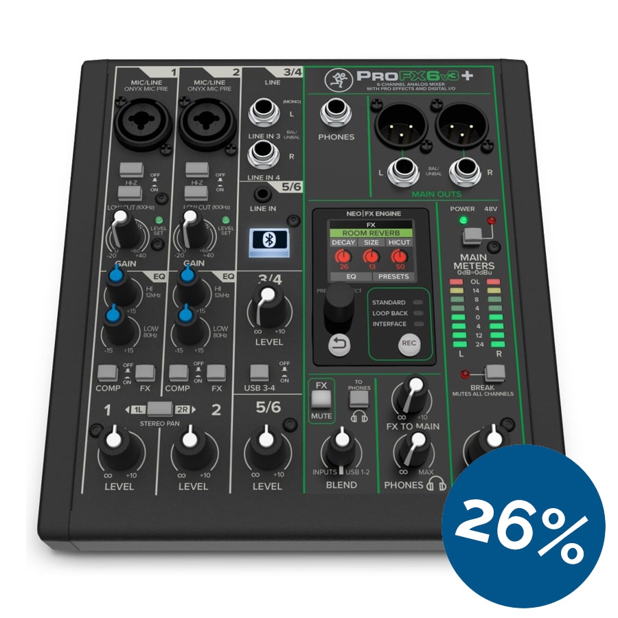 Mackie ProFX6v3+ - Mixer