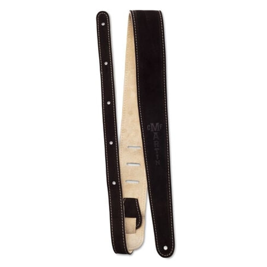 Martin A0017 Suede Guitar Strap - Brown/Tan