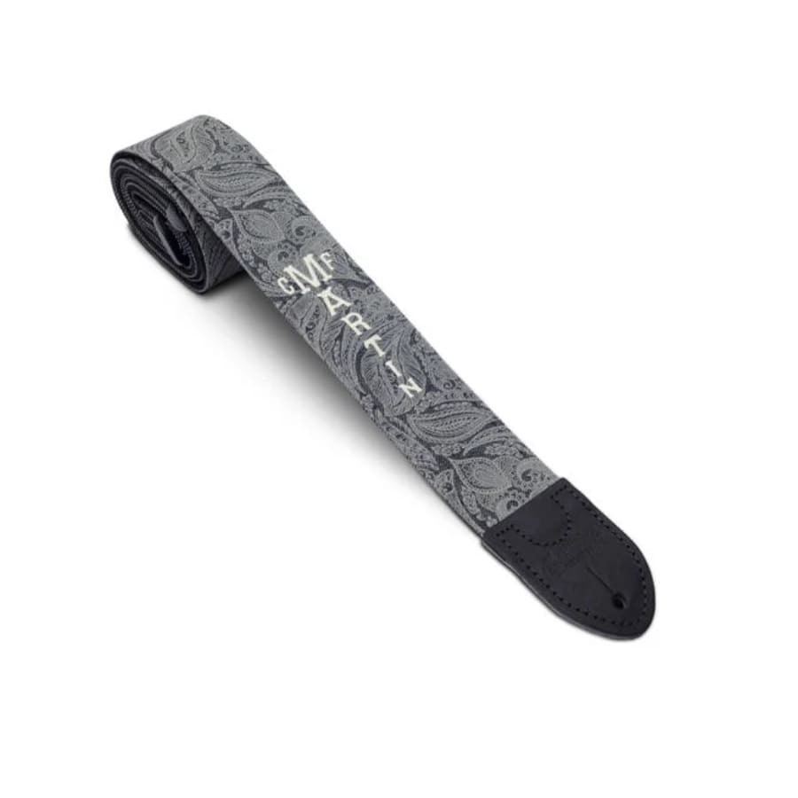 Martin A0109 Denim Scroll-and-Leaf - Gitarrengurt