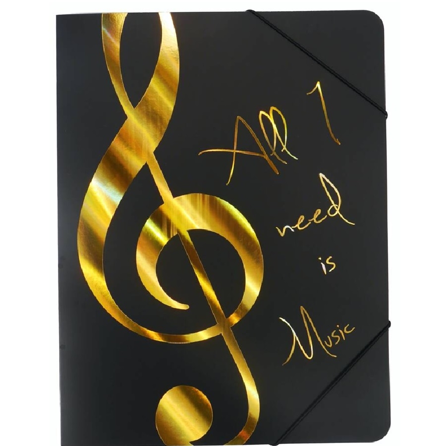 A4 Ablagemappe mit Gummiband