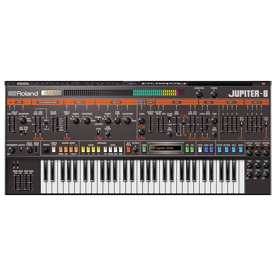Roland Jupiter-8  Software Synthesizer