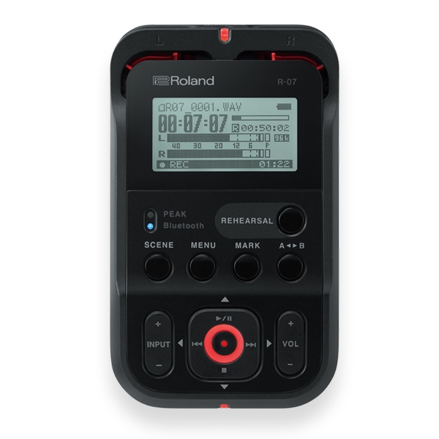 Roland R-07 Audio Recorder - Zwart