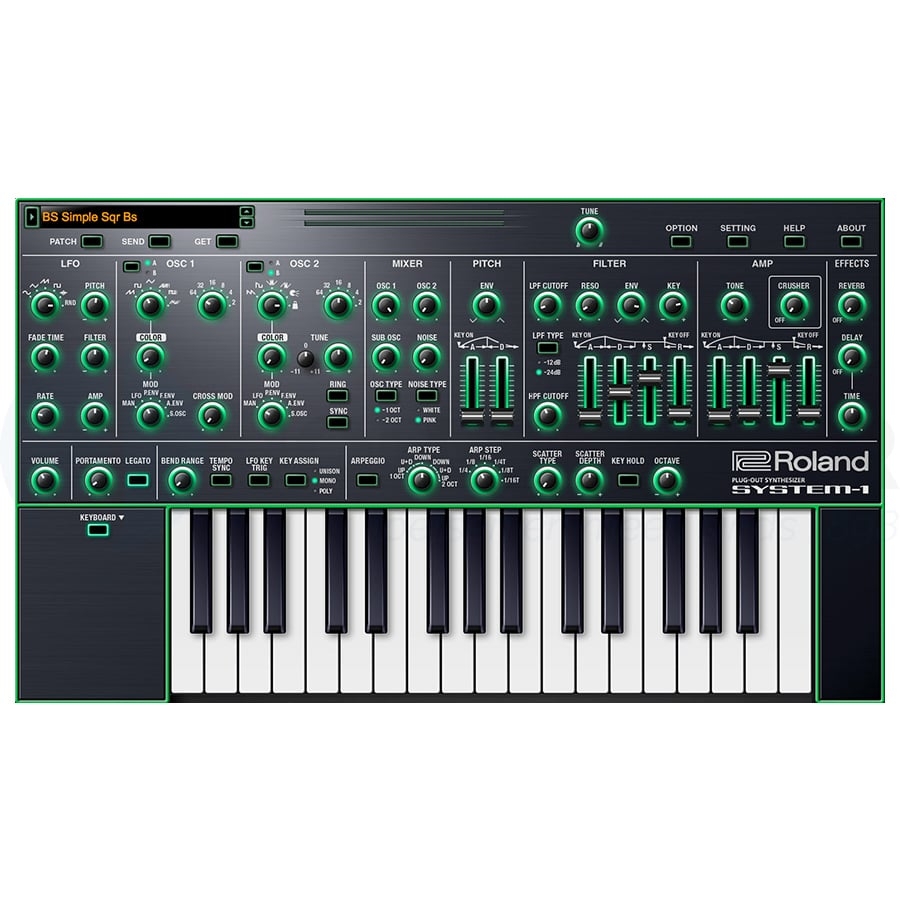 Roland System-1 Software Synthesizer
