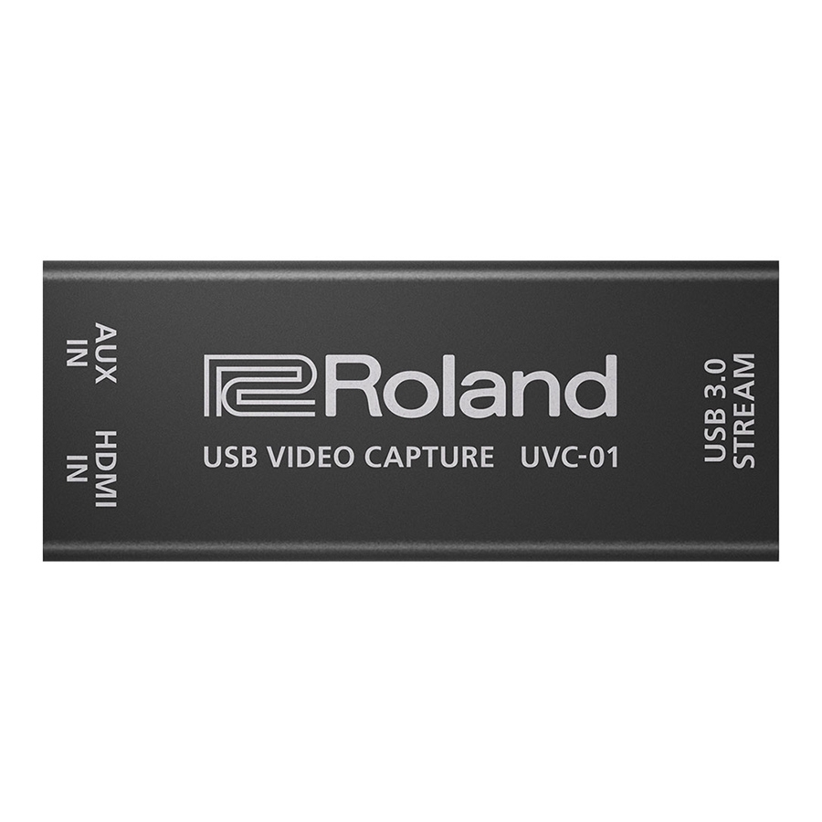 Roland UVC-01 USB Video Capture