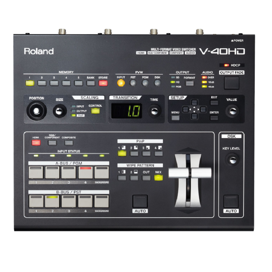 Roland V-40HD Multi-Format Video Mixer / Switcher