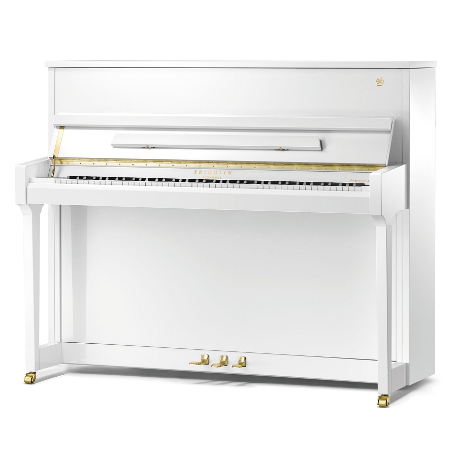 Fridolin Schimmel F121T Klavier - Weiß Poliert