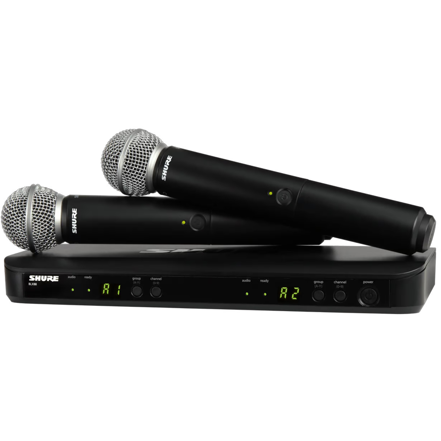 Shure BLX288/SM58 K14 Dubbel Draadloos systeem 