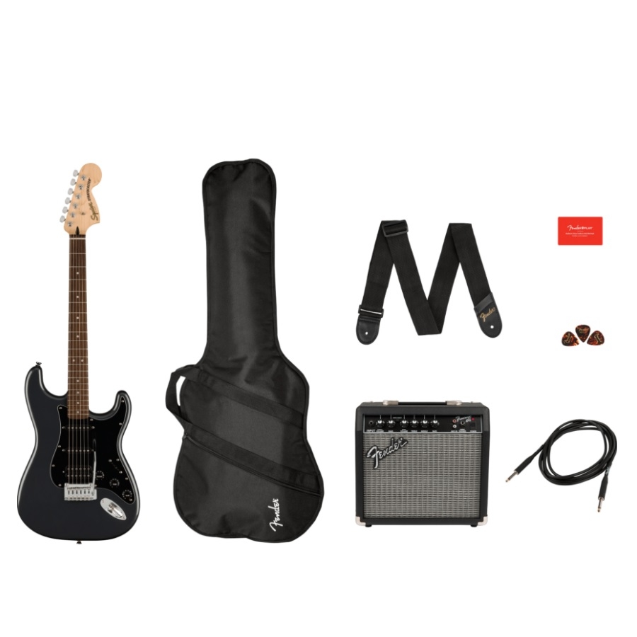 Squier Affinity Stratocaster HSS Pack - Zwart