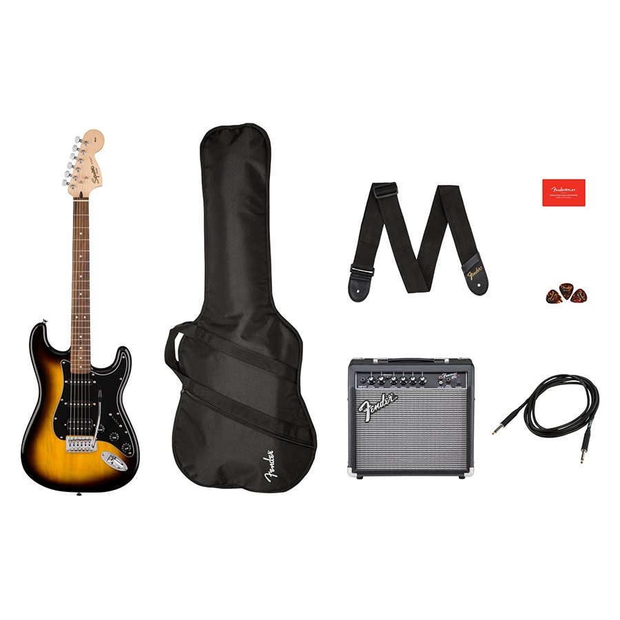 Squier Affinity Stratocaster HSS Pack Brown Sunburst