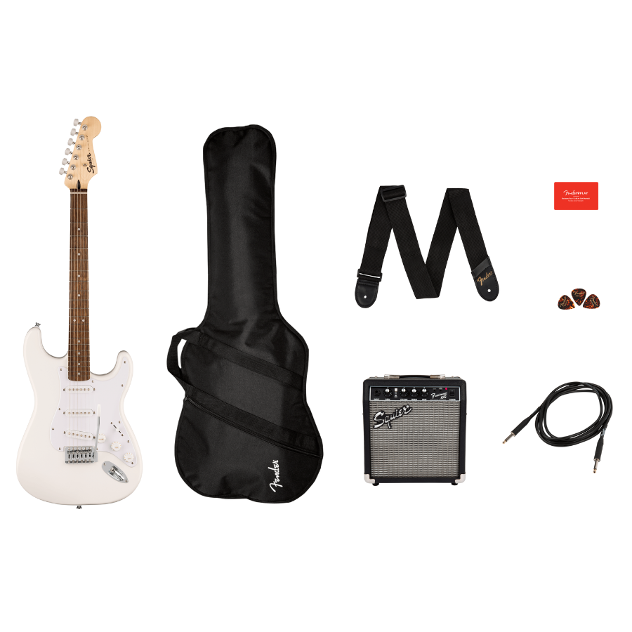 Squier Sonic Stratocaster Pack Limited Edition wit