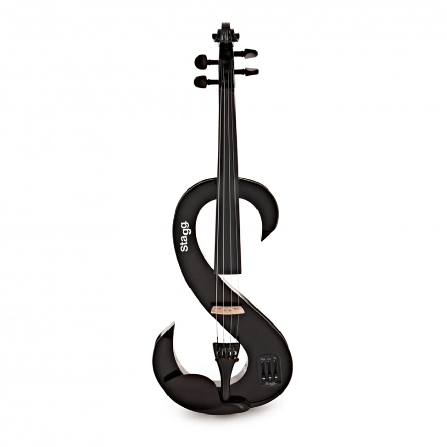 Stagg EVN4/4MBK E-Violine – Schwarz