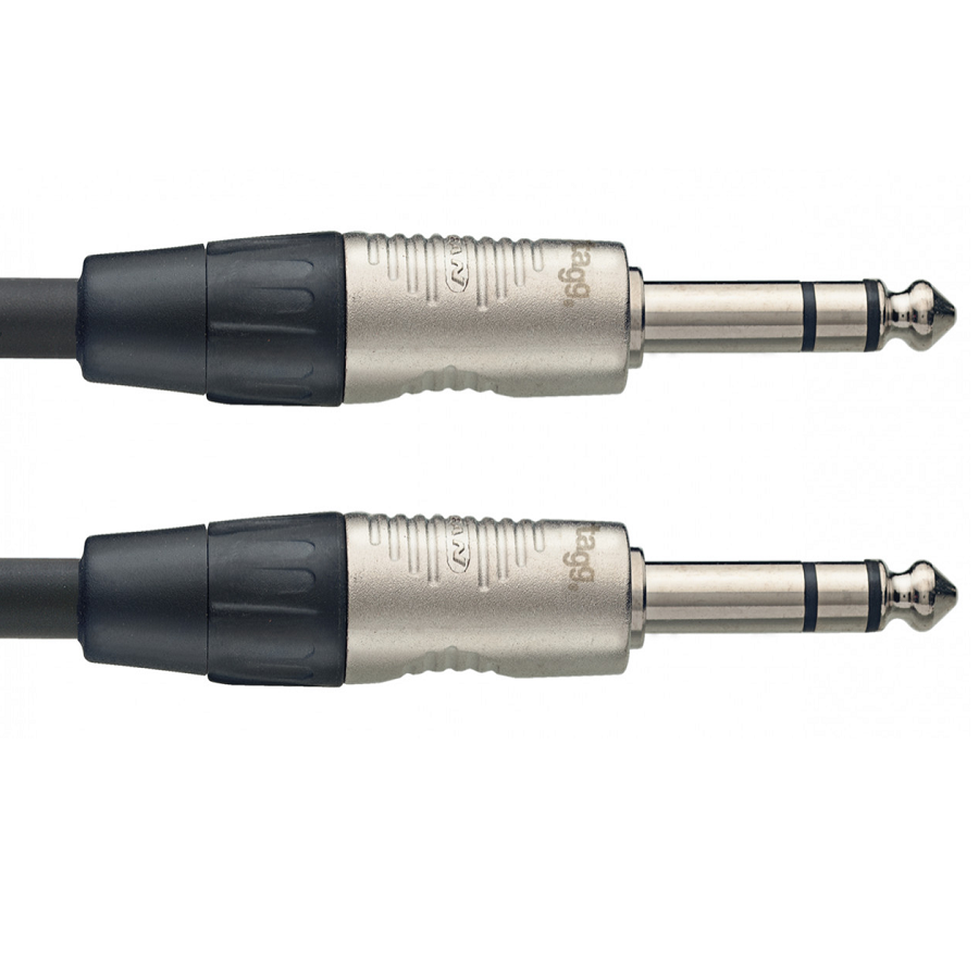 Stagg NAC3PSR Stereo Jackkabel - 3 meter