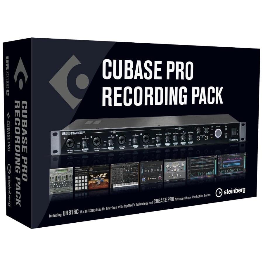 Steinberg Cubase Pro Recording Pack - UR816C & Cubase Pro