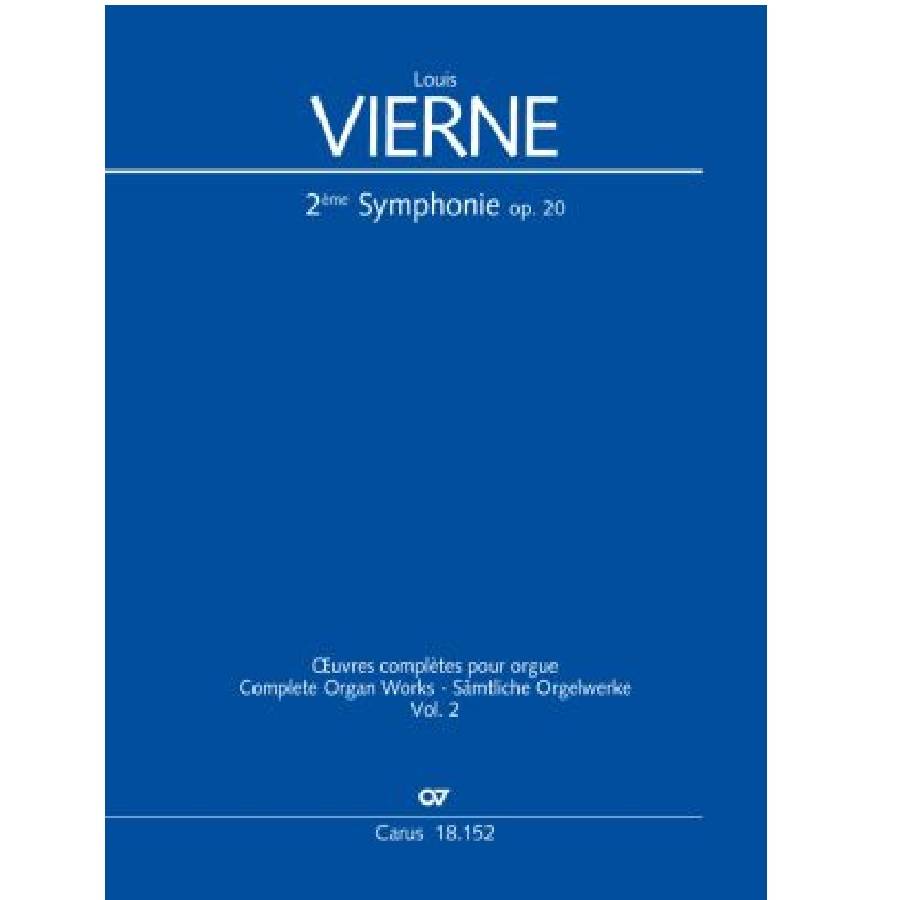 Symphonie 2 Opus 20 - Louis Vierne Carus Verlag