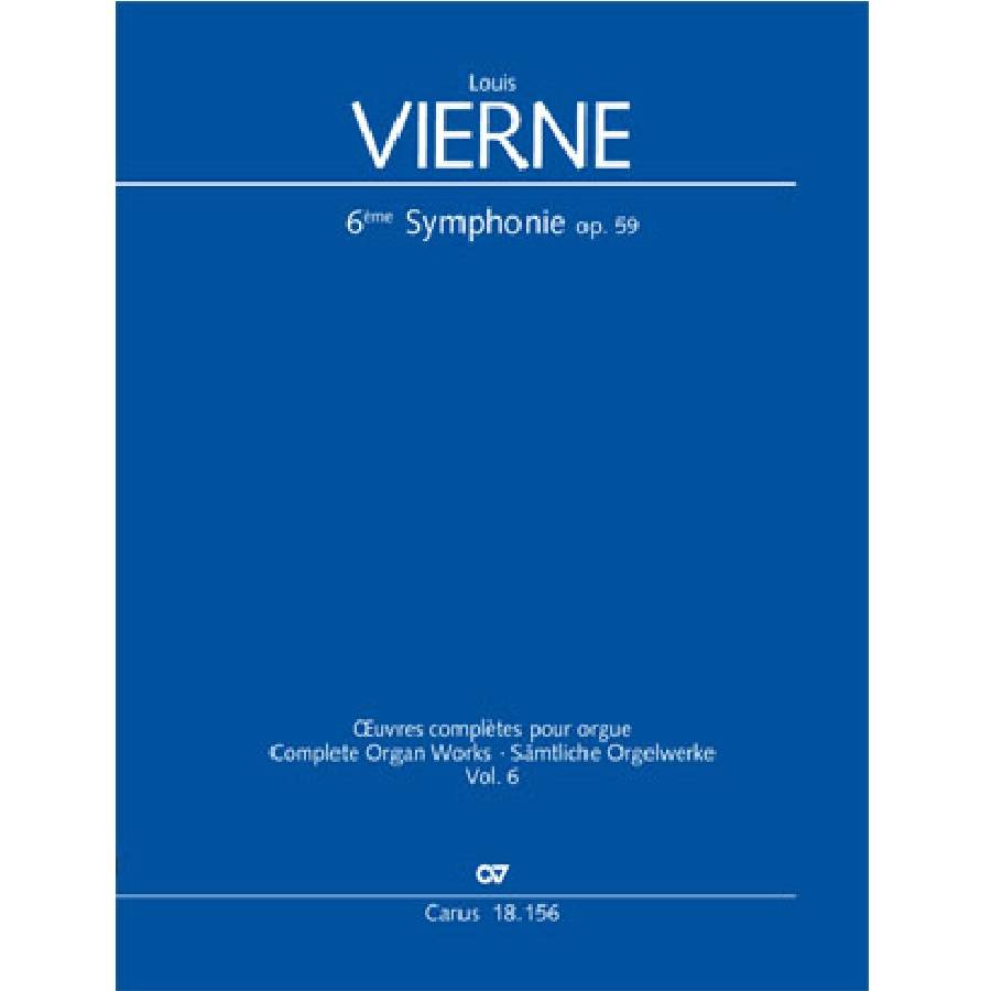 Symphonie 6 Opus 59 - Louis Vierne Carus Verlag