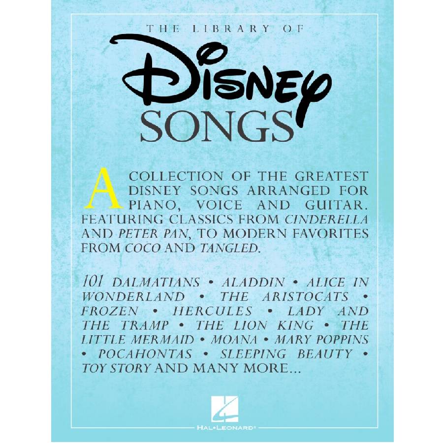The Library Of Disney Songs
