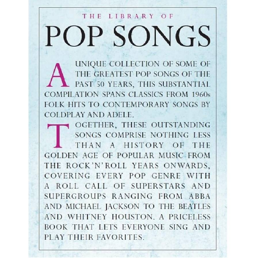 The Library Of Pop Songs