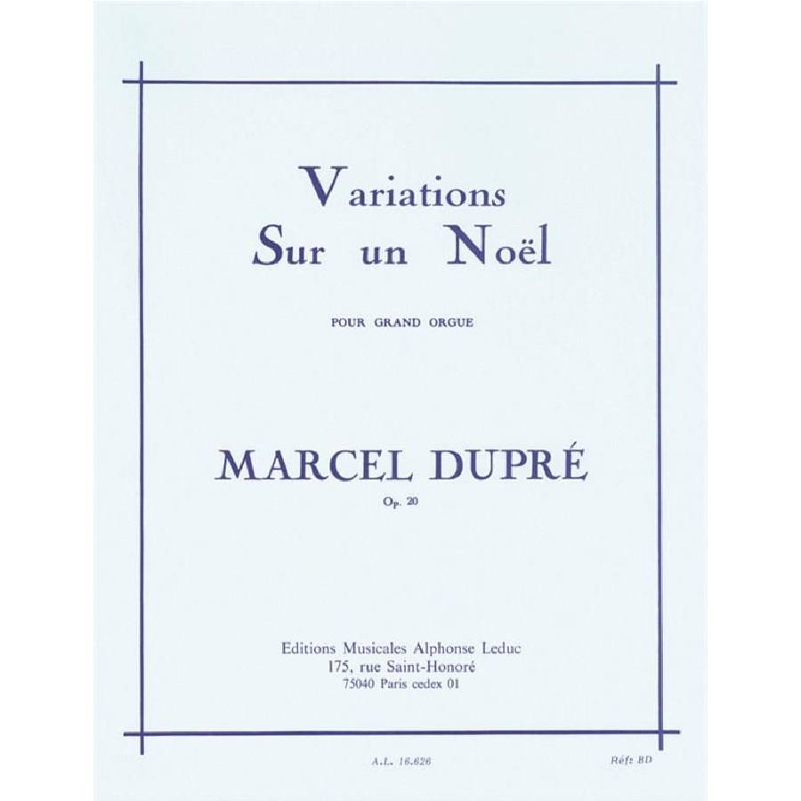 Variations Sur un Noël - Marcel Dupré