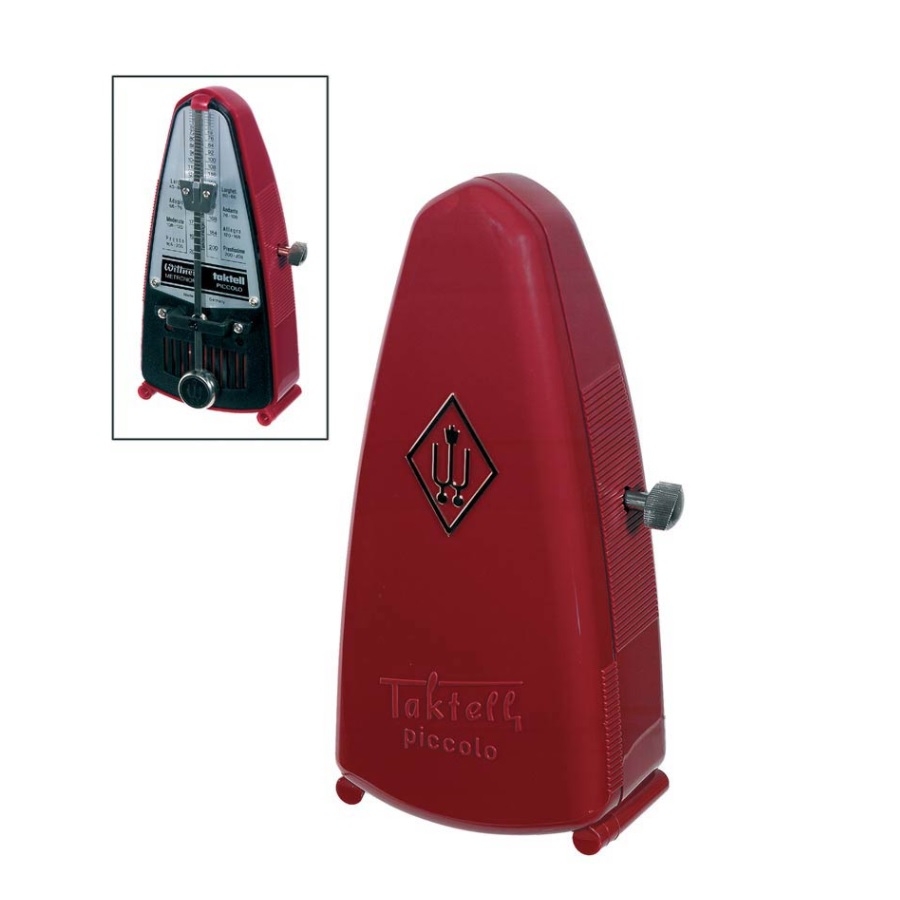 Wittner Taktell Piccolo Metronoom - Rood