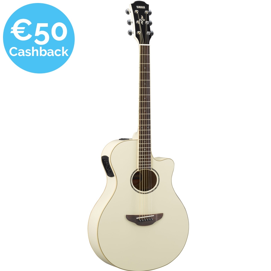 Yamaha APX600 Westerngitarre - Vintage White