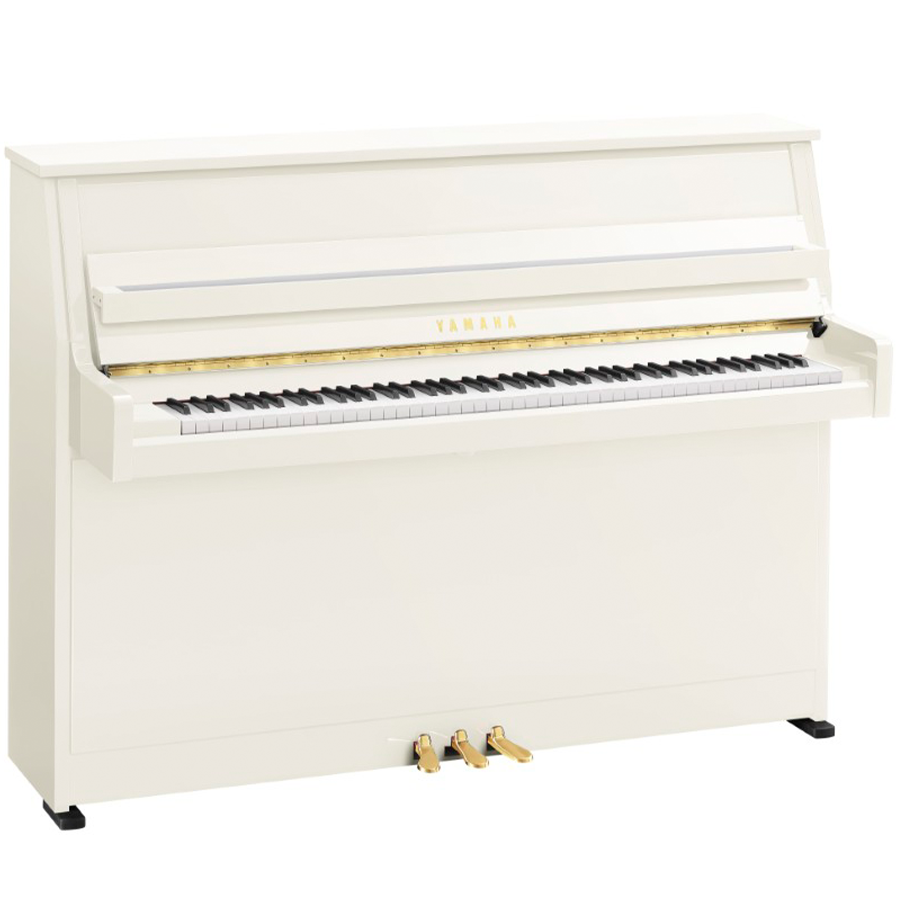 Yamaha B10PWH Akoestische Piano - Hoogglans Wit