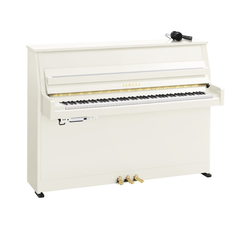 Yamaha B10PWH SC3 Silent Piano - Weiß Poliert
