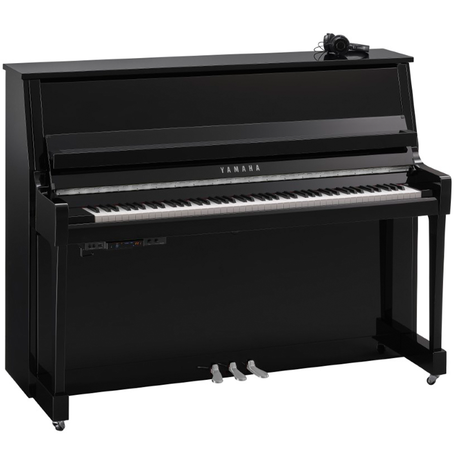 Yamaha B20PEC SC3 Silent Piano - Hoogglans Zwart - Chroom