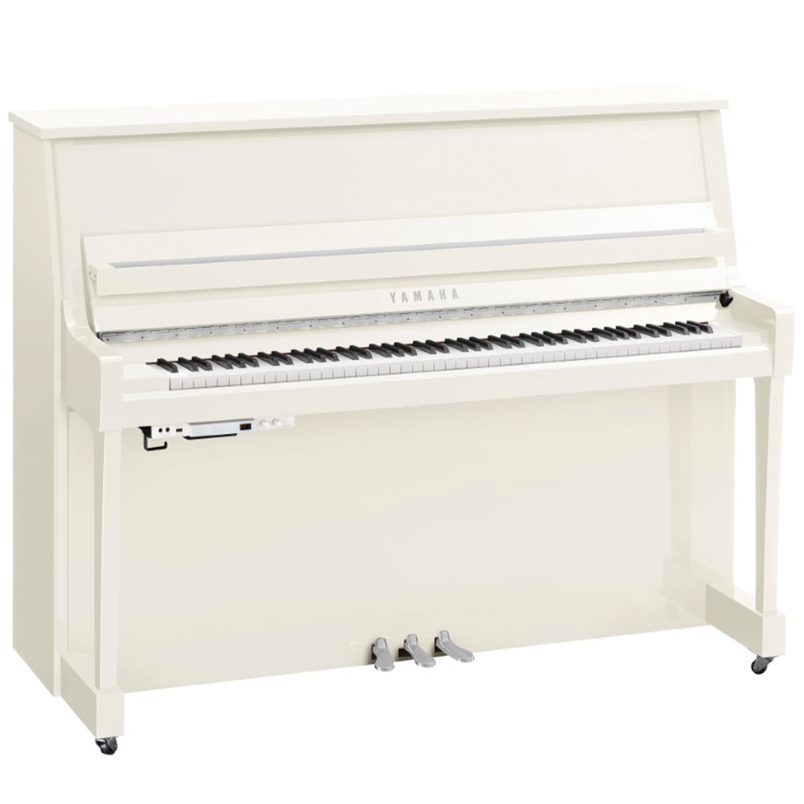 Yamaha B20PWHC TC3 - TransAcoustic Piano - Hoogglans Wit - Chroom