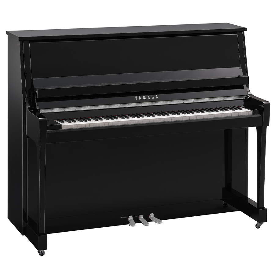Yamaha B30PEC Akoestische Piano - Hoogglans Zwart - Chroom