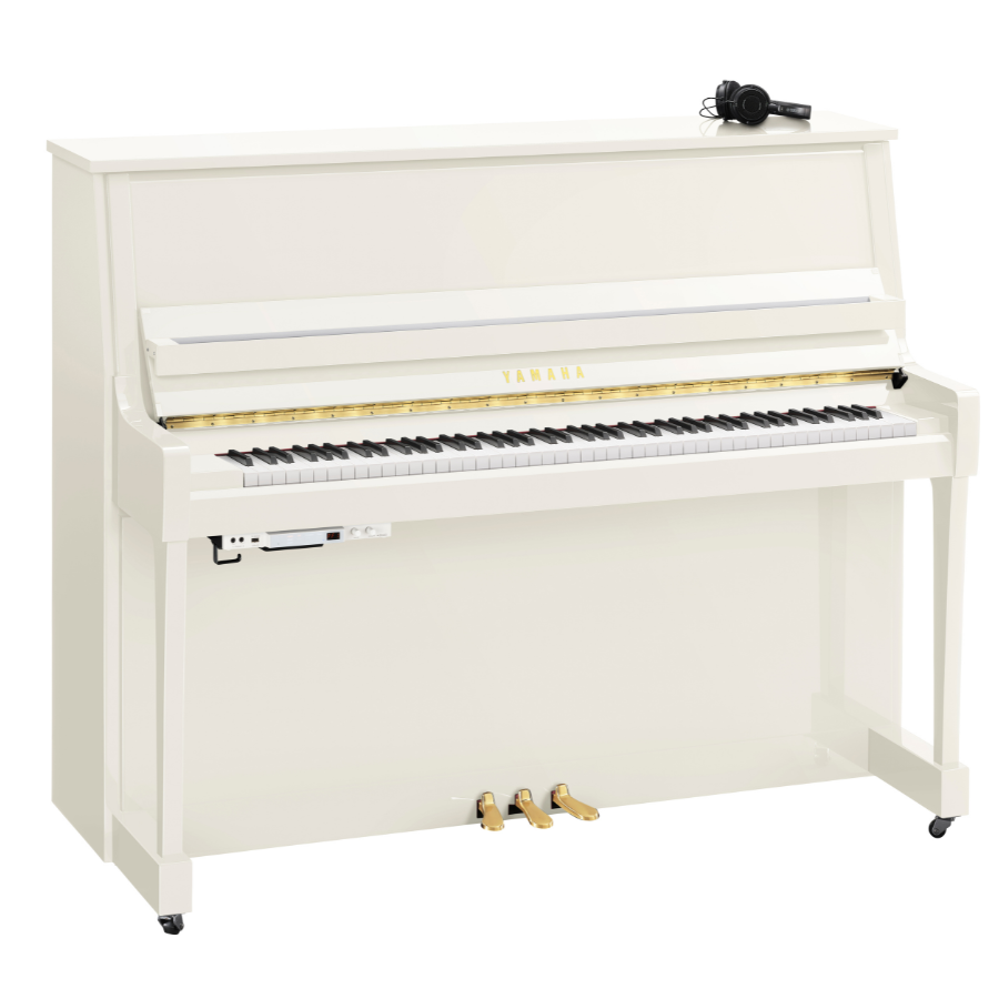 Yamaha B30PWH SC3 Silent Piano - Hoogglans Wit