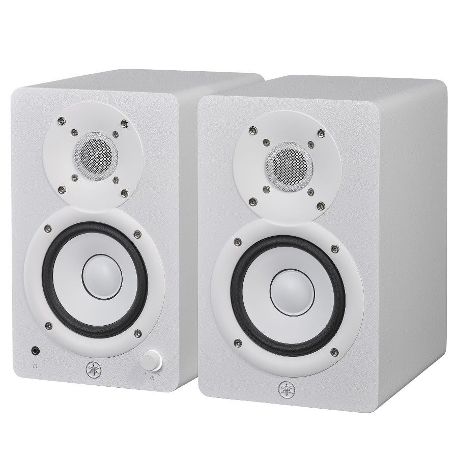 Yamaha HS4 Studio Monitors - Pair White