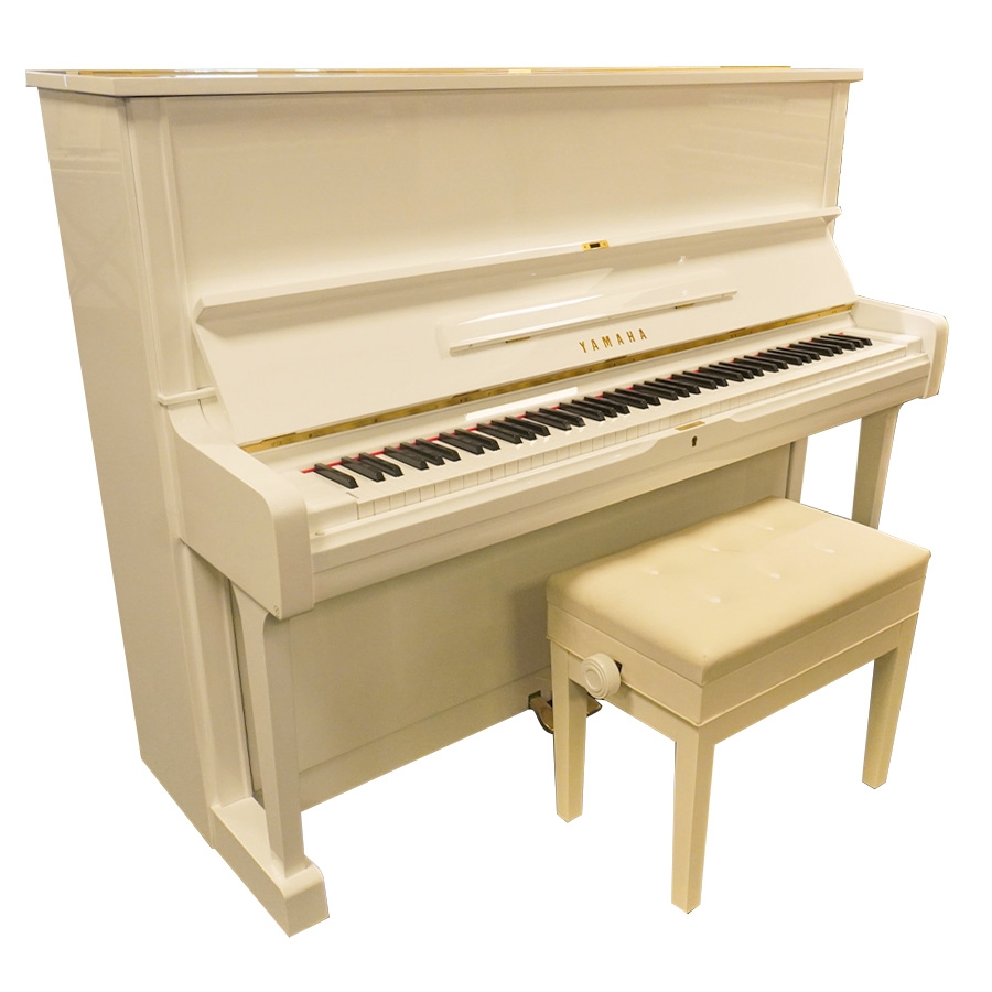 Yamaha U1A Wit Occasion Piano (1983)