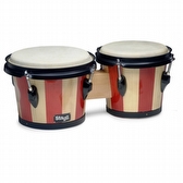 Stagg BW-100-DT - Wood Bongo Multi colour