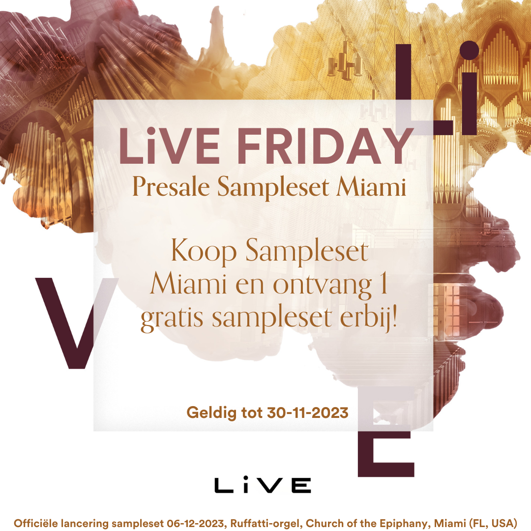 Nieuwe sampleset Johannus Live: Miami 