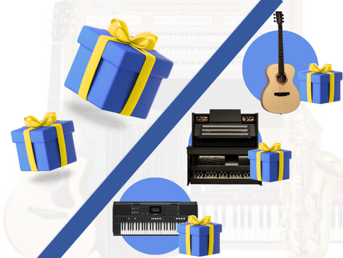 Cadeauweken bij Joh.deHeer Muziekinstrumenten: ontvang een gratis cadeau bij geselecteerde instrumenten