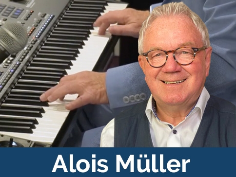 Alois Müller geeft keyboarddemonstratie bij Joh.deHeer Muziekinstrumenten in Sliedrecht