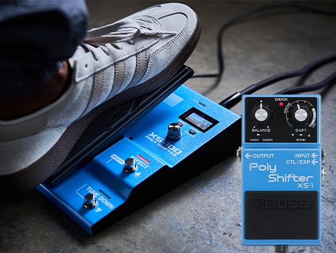 Nieuwe pedalen van BOSS: de XS-1 en XS-100 Poly Shifter