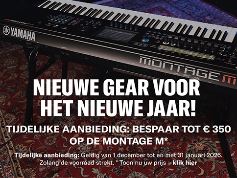New Year, New Gear: Bis zu 350 € Rabatt auf die Yamaha Montage M-Serie während der Winterkampagne