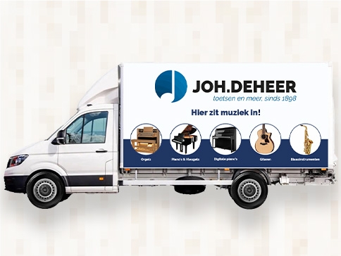 Onze eigen bezorgdienst aan je deur voor gitaren vanaf €750