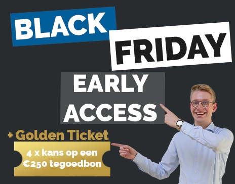 Erhalten Sie als Erster Zugang und gewinnen Sie ein Golden Ticket am Black Friday