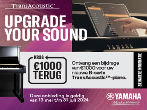 €1000 korting op een TransAcoustic piano van Yamaha