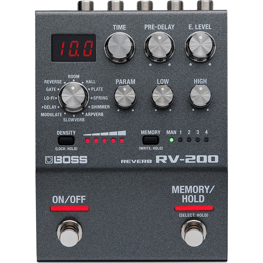 De nieuwe Boss RV-200 Reverb pedaal!