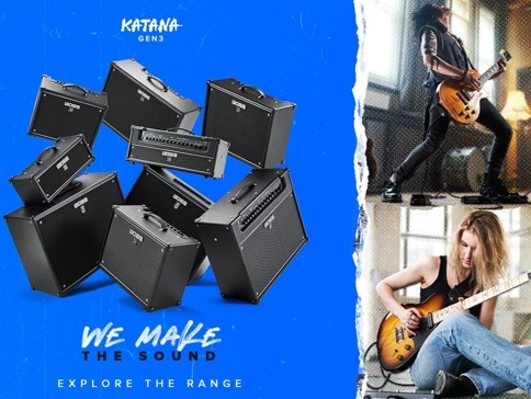 Hier is Boss' nieuwe generatie van hun Katana versterkers: de Katana Gen 3!