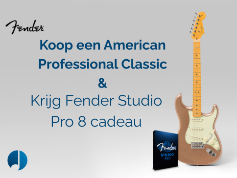 Gratis Fender Studio Pro 8 bij aankoop van een American Professional Classic!