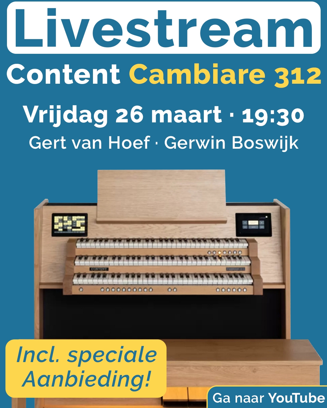 Livestream Gert van Hoef en Content