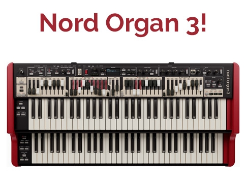 De nieuwe Nord Organ 3 stage orgel